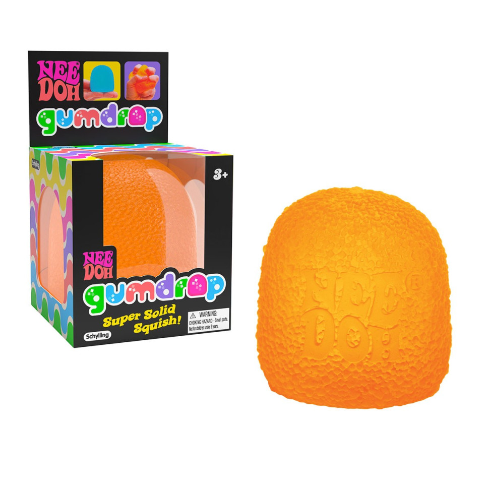 Детский антистресс Мармеладка NeeDoh GDND(Orange) размер игрушки 6,3 см