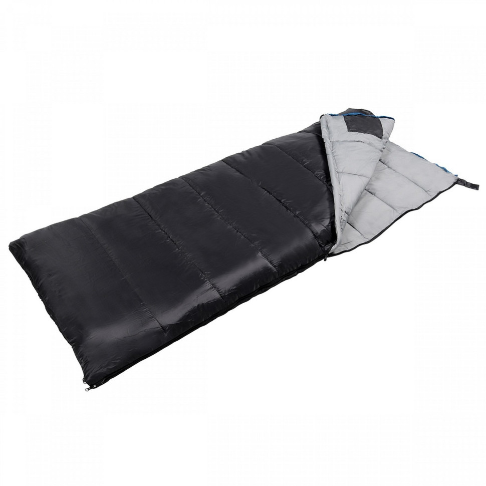 Спальный мешок (спальник) одеяло SportVida SV-CC0069 Black/Grey