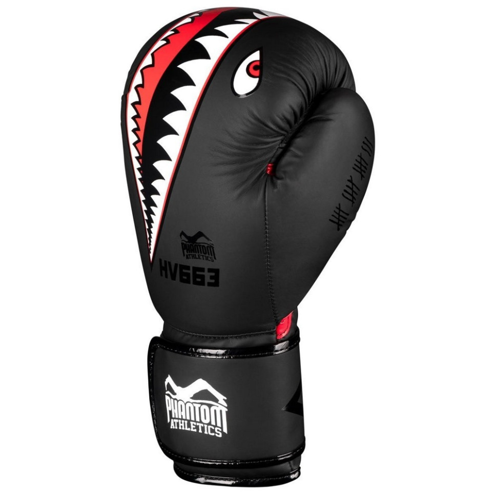Боксерские перчатки Fight Squad Schwarz Phantom PHBG2216-16 Black 16 унций