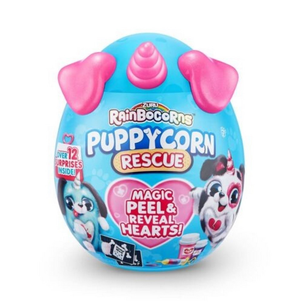 М'яка іграшка-сюрприз Rainbocorn 9261D (серія Puppycorn Rescue)