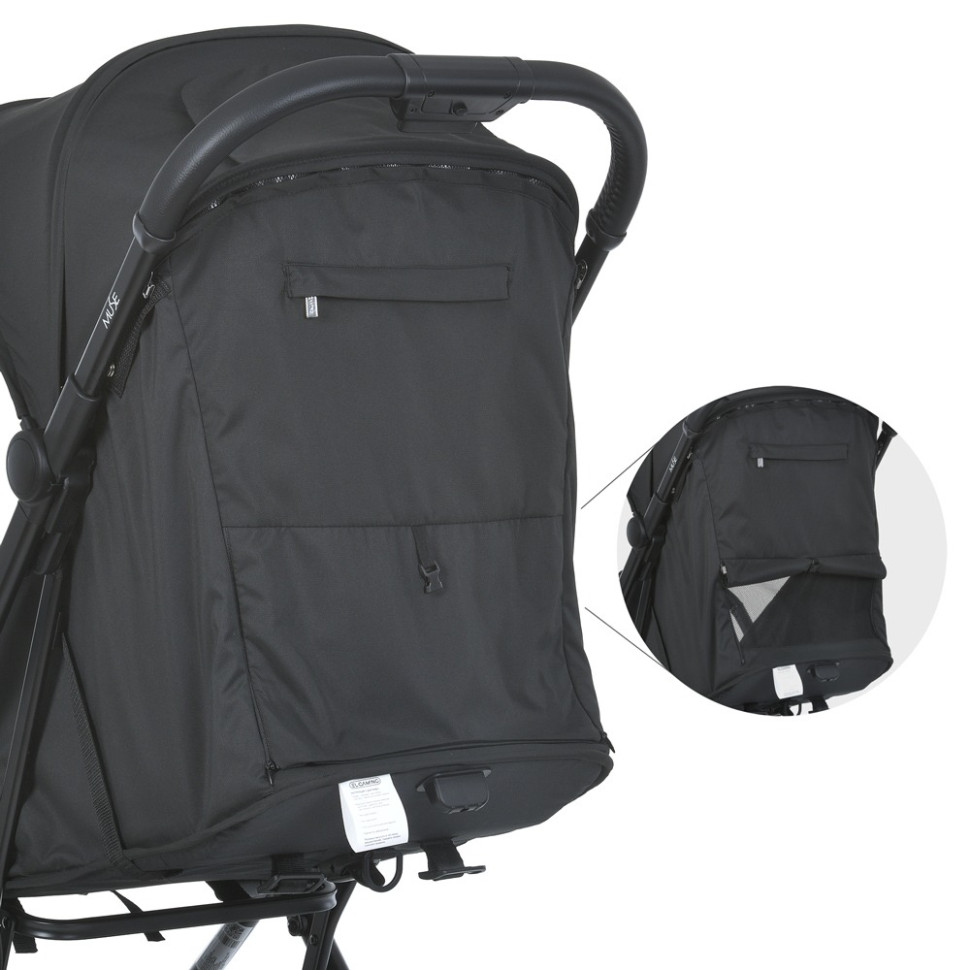 Коляска детская прогулочная MUSE El Camino ME 1118 Black