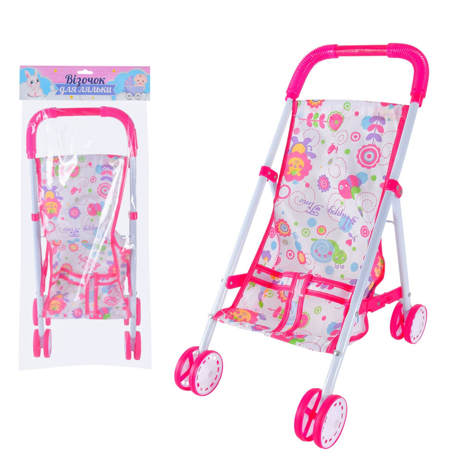 Детская Коляска для куклы Bambi 935B-6 с козырьком, 27×38×44 см