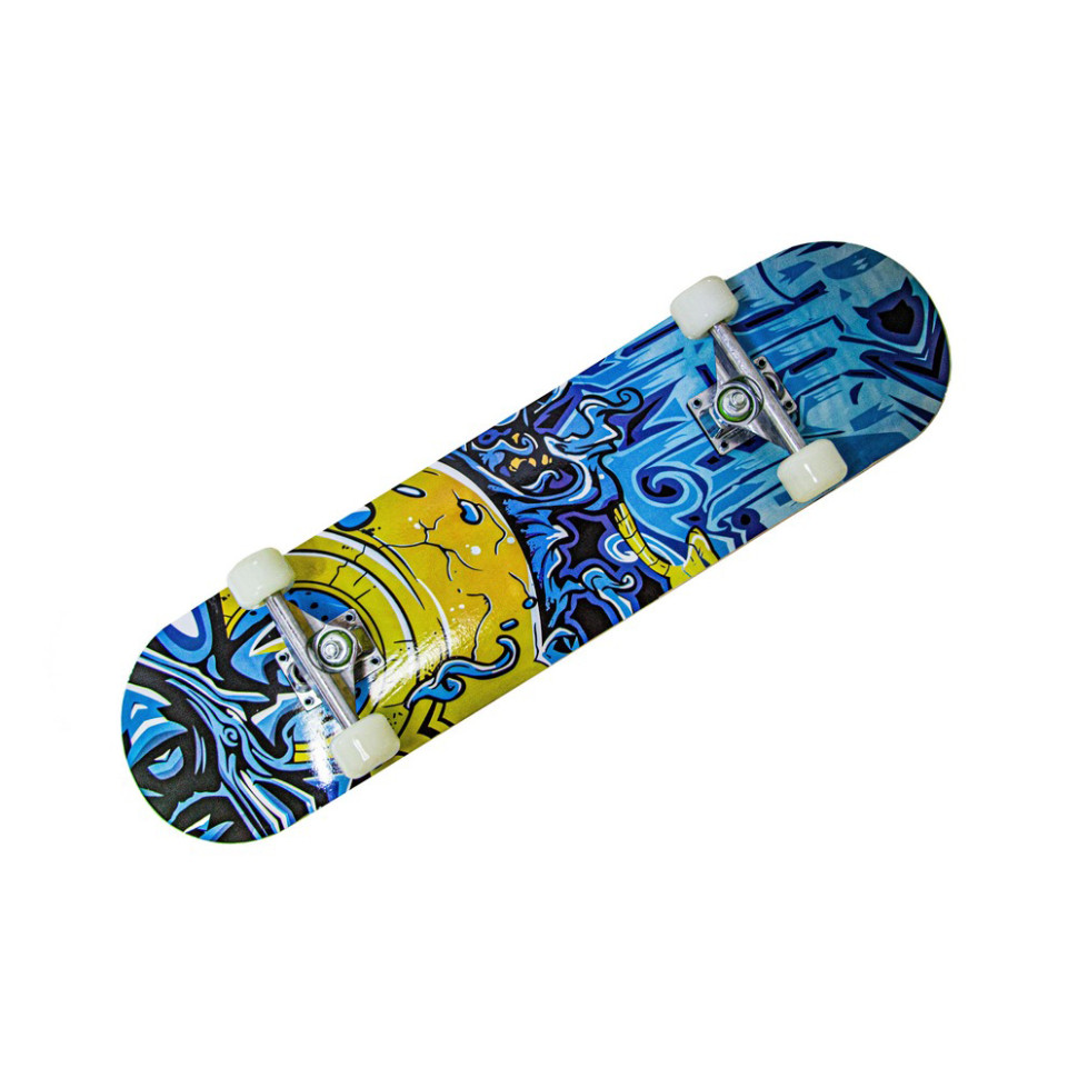 Скейтборд «Graffiti Blue» Bambi 857814238 до 80 кг