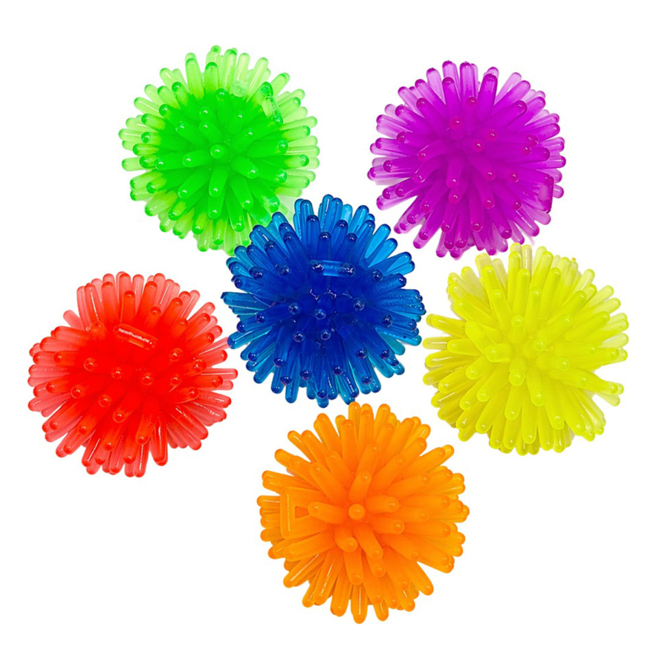 Набір антистрес-їжачків Bambi PR2199, 6 шт, діаметр 2 см