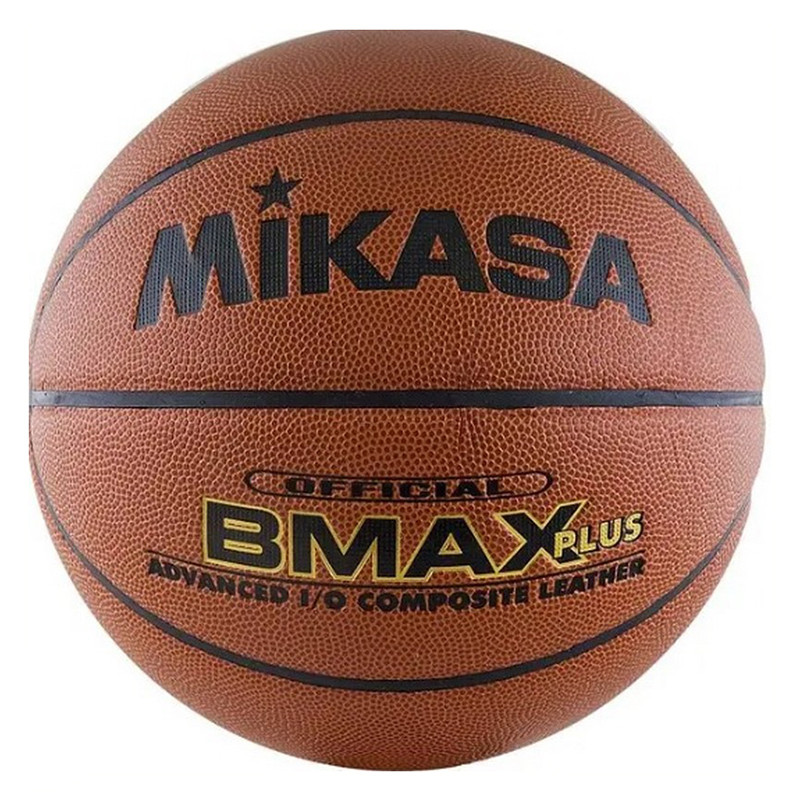 М'яч баскетбольний Mikasa BMAX-PLUS-C, коричневий № 6