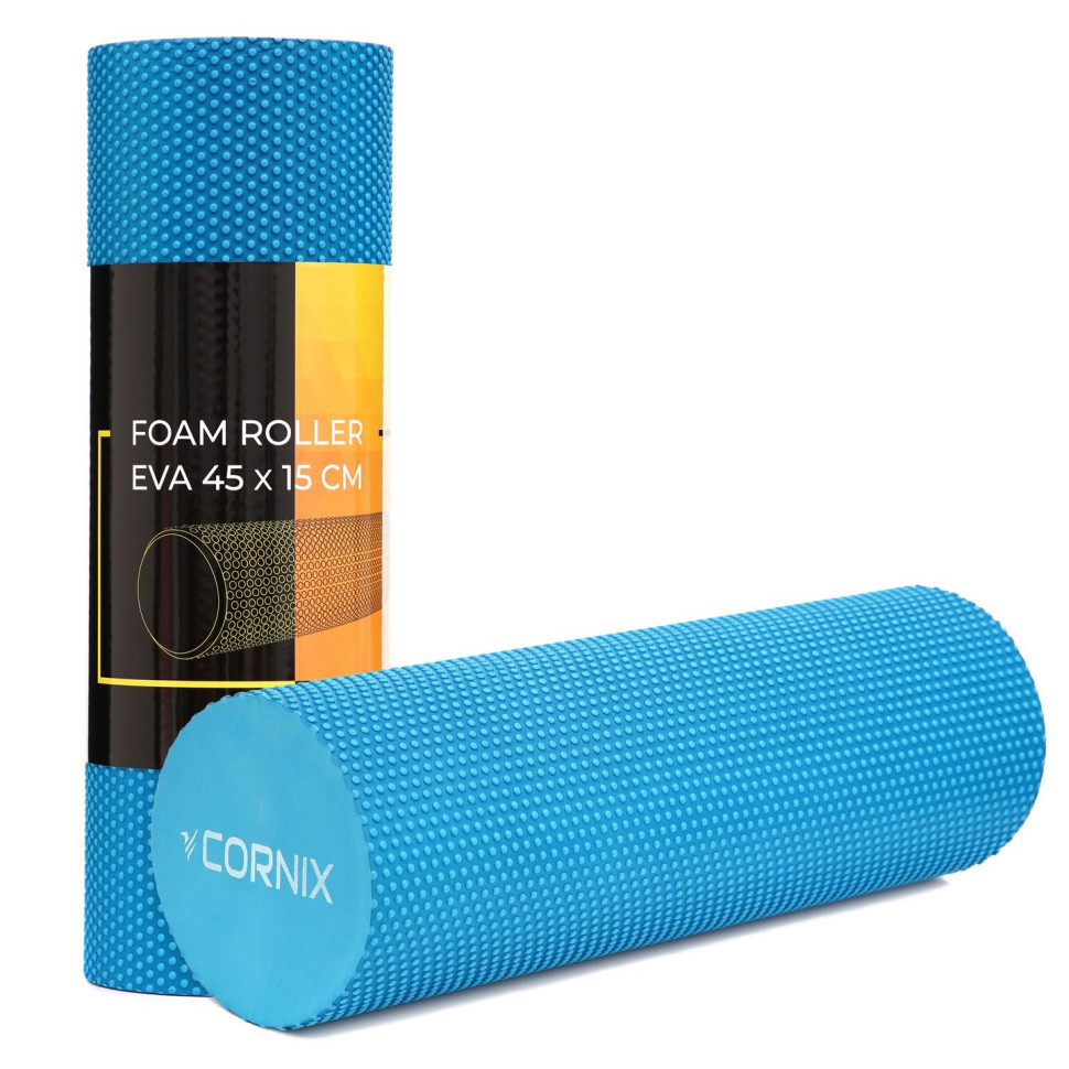Массажный ролик (валик, роллер) Cornix XR-0306 Blue 45 x 15 см
