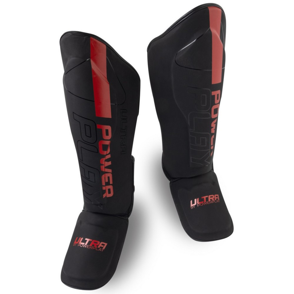 Захист гомілки і стопи 3052 PowerPlay PP_3052_XL_Black_Red, розмір XL