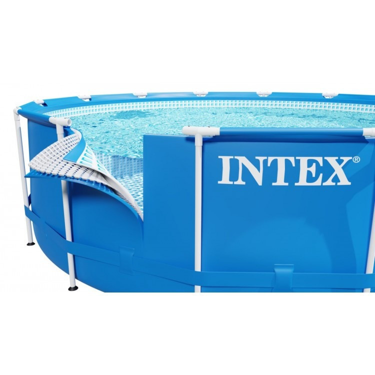Бассейн каркасный Metal Frame Pool Intex 28202, 305х76 см, 4485 л, с фильтр-насосом