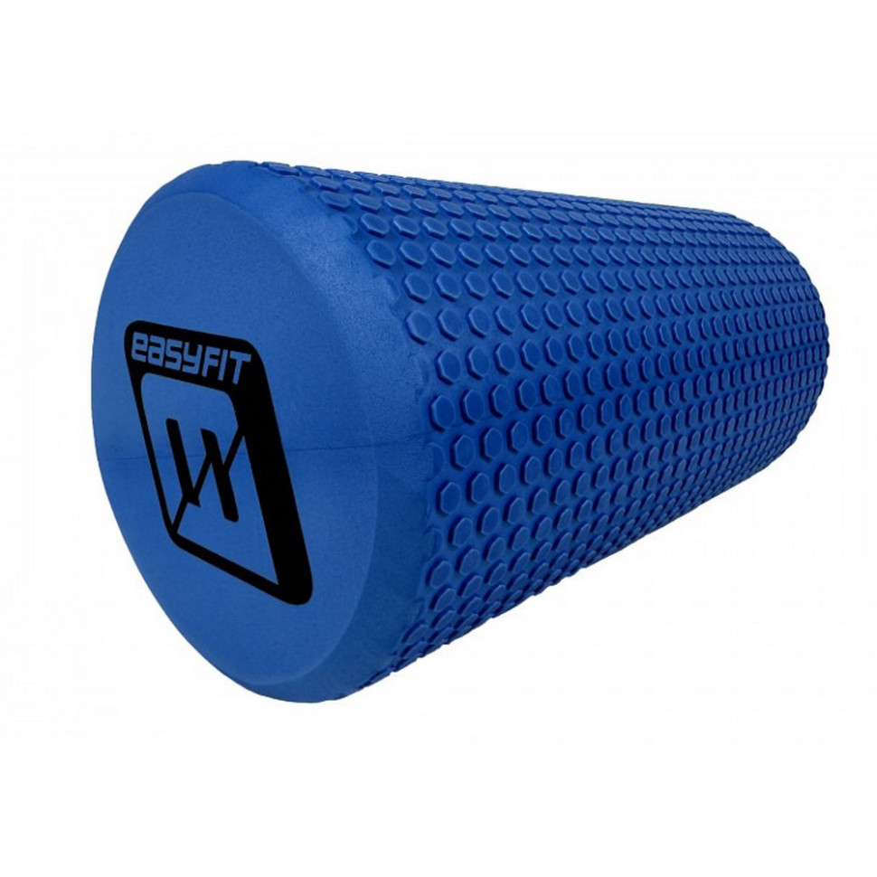 Масажний ролик Foam Roller EasyFit EF-2024-Bl 30 см, Синій