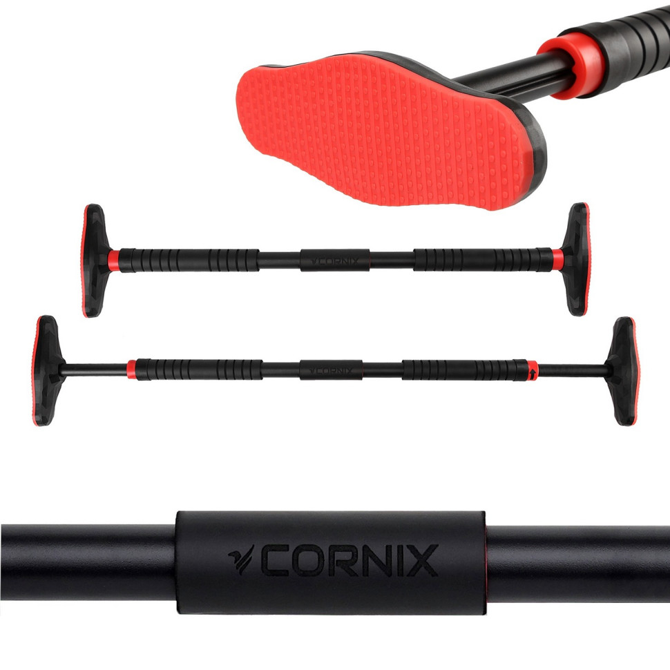 Турник раздвижной Pro Cornix XR-0285 Black/Red, размер 100 х 150 см
