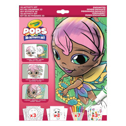 Набір для творчості "Чарівний світ" POPS 3D Crayola 04-2801 з 7 фломастерами