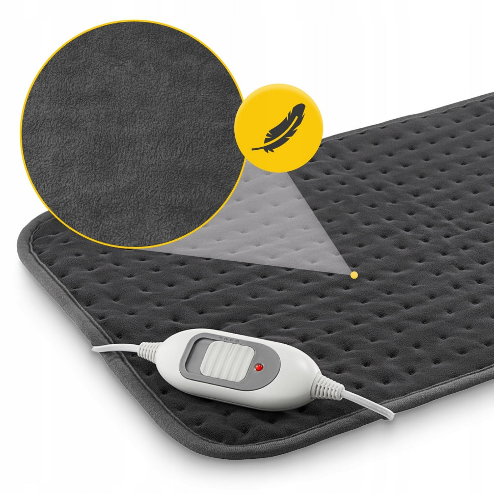 Грелка электрическая с таймером 4FIZJO P-5905973403610 Grey 60x40 см