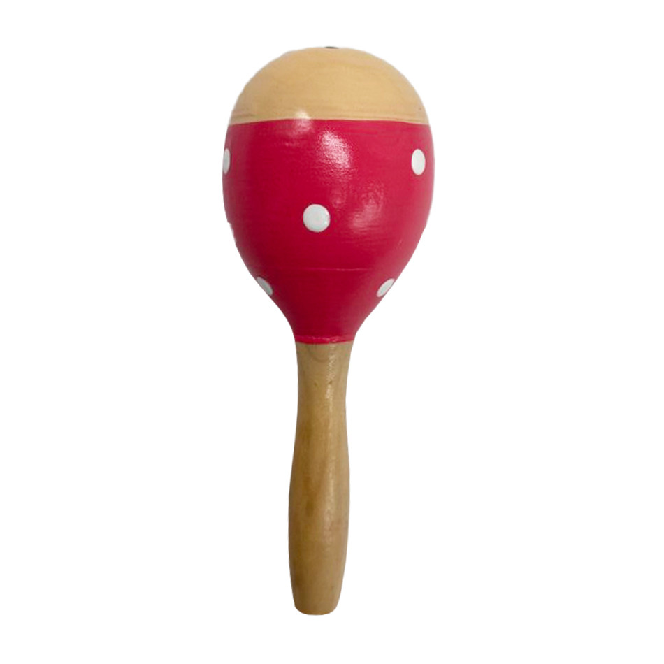 Дитяча дерев'яна іграшка Маракас Bambi MD 0361-7 розмір 12,5 см
