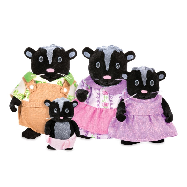 Набор фигурок Li'l Woodzeez Семья скунсов 6258Z