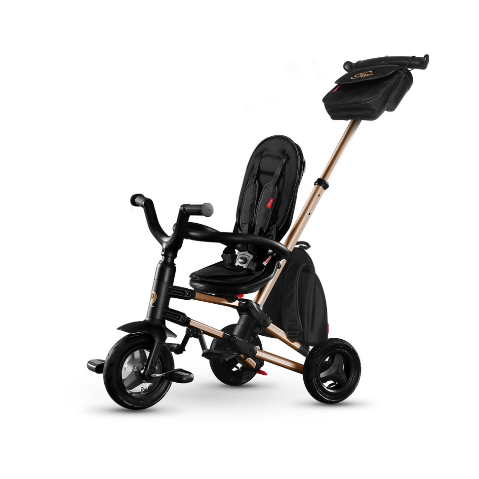 Велосипед триколісний дитячий Qplay S700Gold+Rubber складний