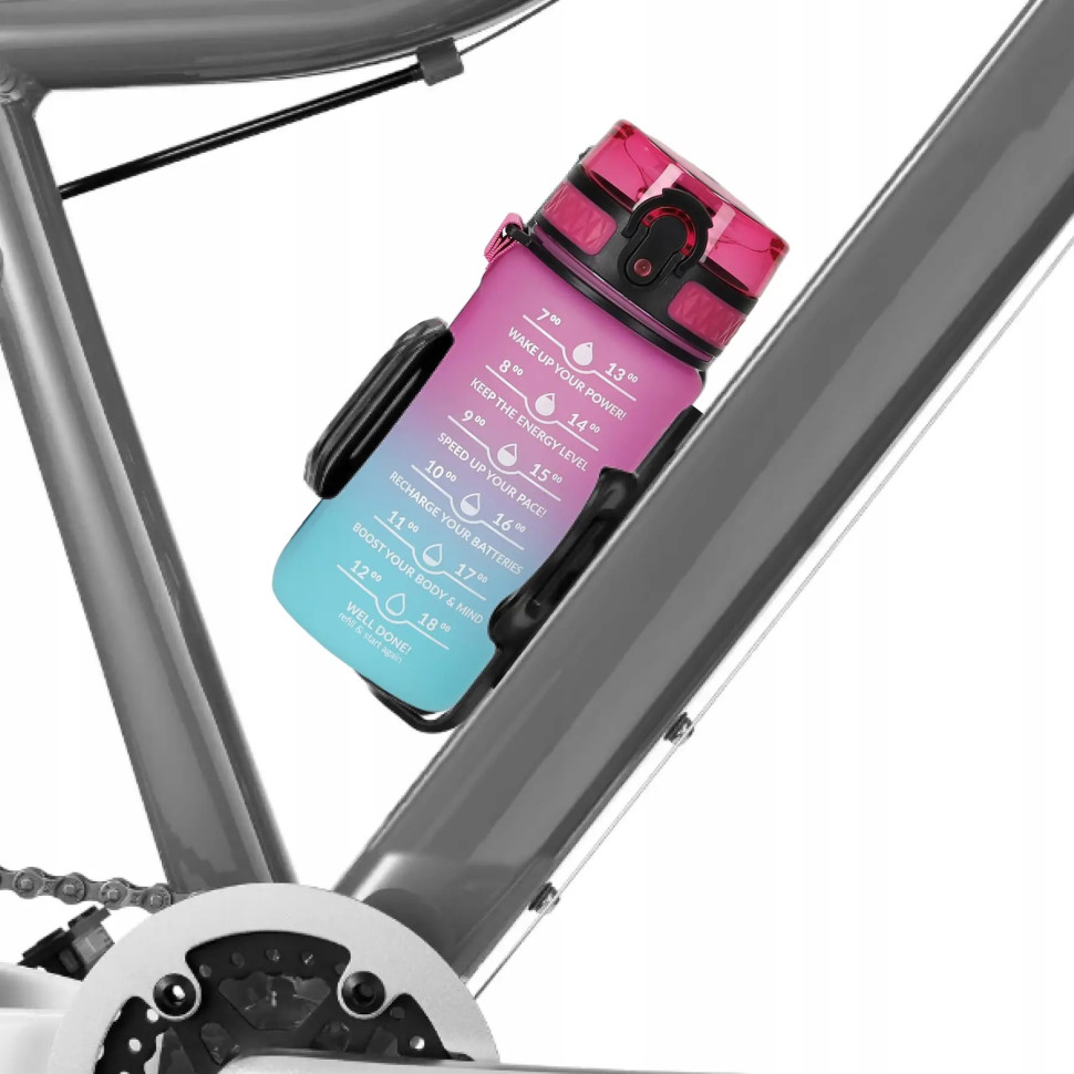 Спортивна пляшка для воды 4FIZJO 4FJ0628 Pink/Sky Blue 500 мл