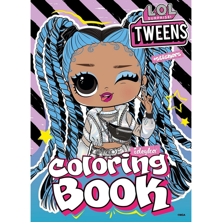 Розмальовка зі стікерами 