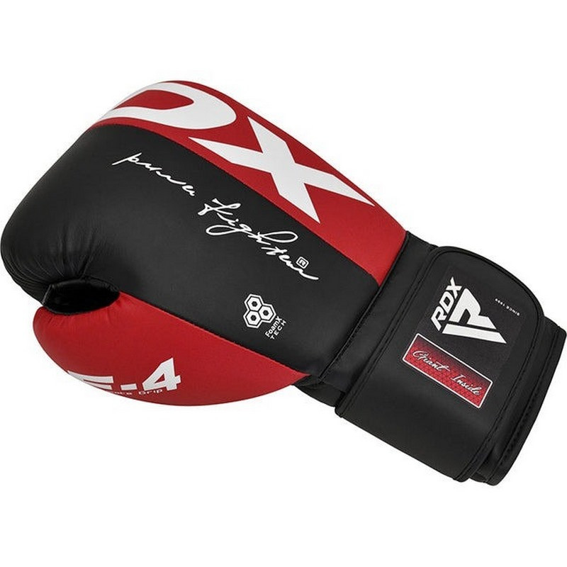 Боксерские перчатки REX F4 RDX Inc Limited BGR-F4R-14OZ 14 унций (капа в комплекте)