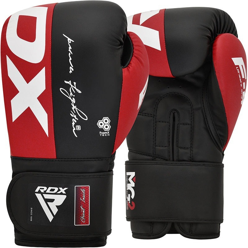 Боксерские перчатки REX F4 RDX Inc Limited BGR-F4R-14OZ 14 унций (капа в комплекте)