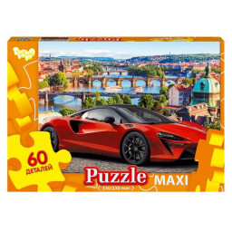 Пазл классический "Спорткар" Danko Toys Mx60-11-16, 60 элементов