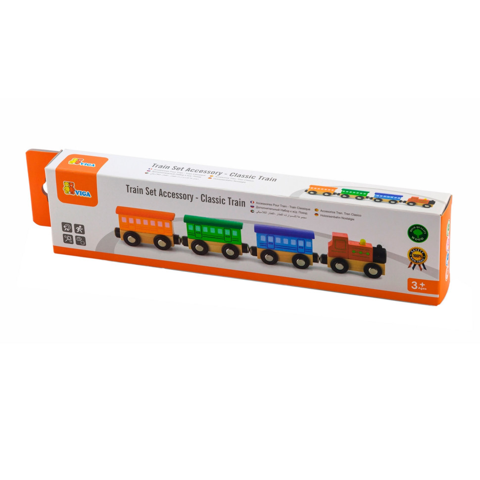 Игровой набор Поезд Viga Toys 50819 для железной дороги