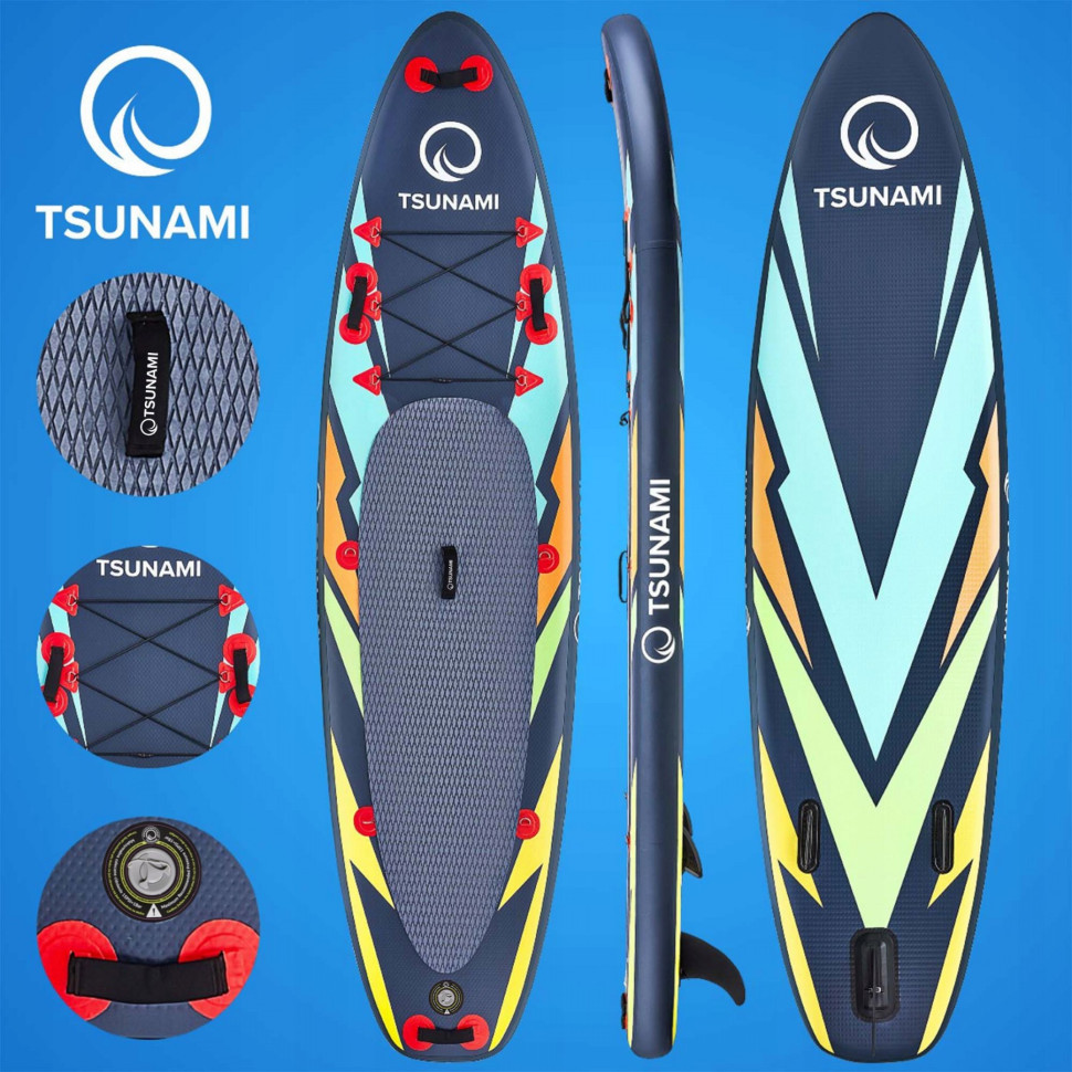 Надувная SUP доска Tsunami T08 с веслом Bolt 320 см 