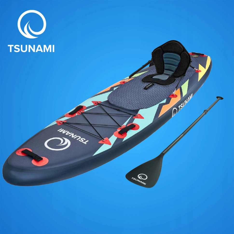 Надувная SUP доска Tsunami T08 с веслом Bolt 320 см 