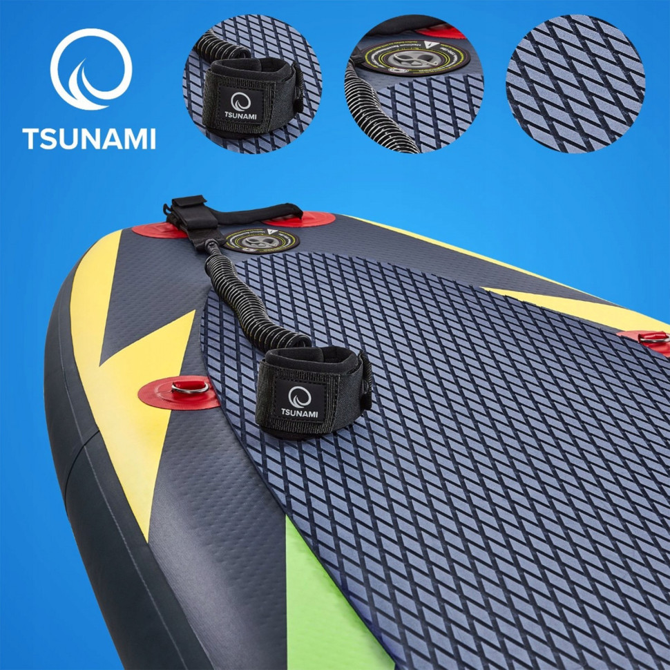 Надувная SUP доска Tsunami T08 с веслом Bolt 320 см 