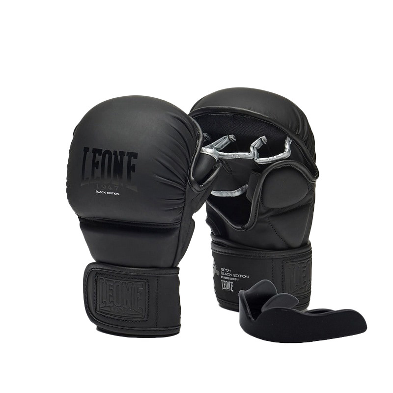 Перчатки для грепплинга для ММА Edition Leone GP121_Black_M, размер M (капа в комплекте)