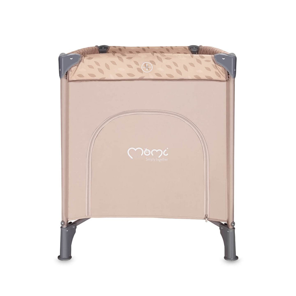 Детская кровать-манеж BELOVE MoMi LOZE00027 beige складная, матрас 120х58 см