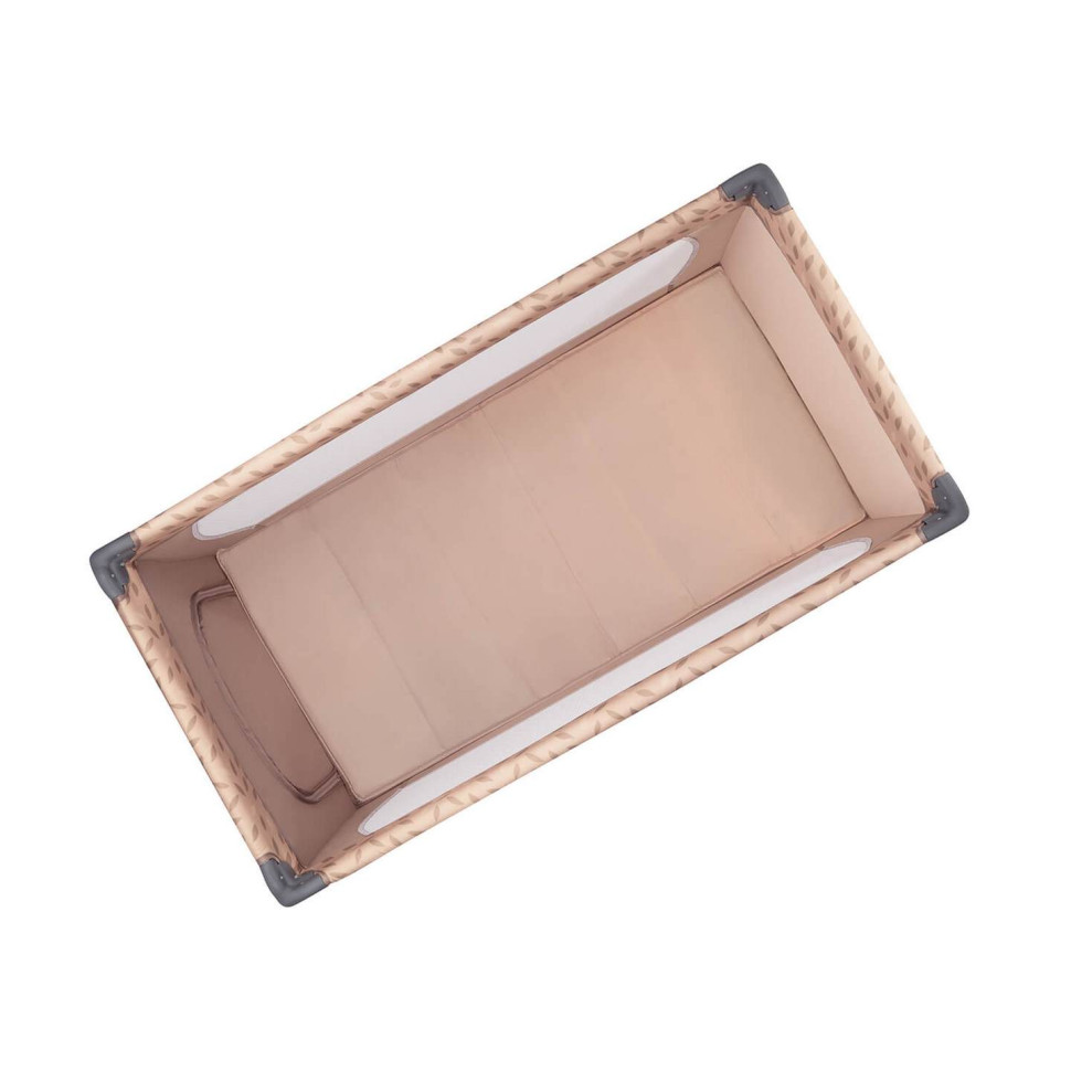 Детская кровать-манеж BELOVE MoMi LOZE00027 beige складная, матрас 120х58 см