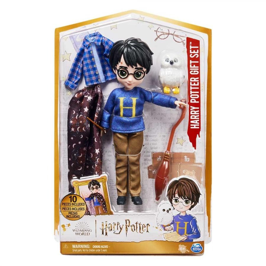 Кукла Гарри Делюкс WIZARDING WORLD SM22010/4194 (20см) с аксессуарами