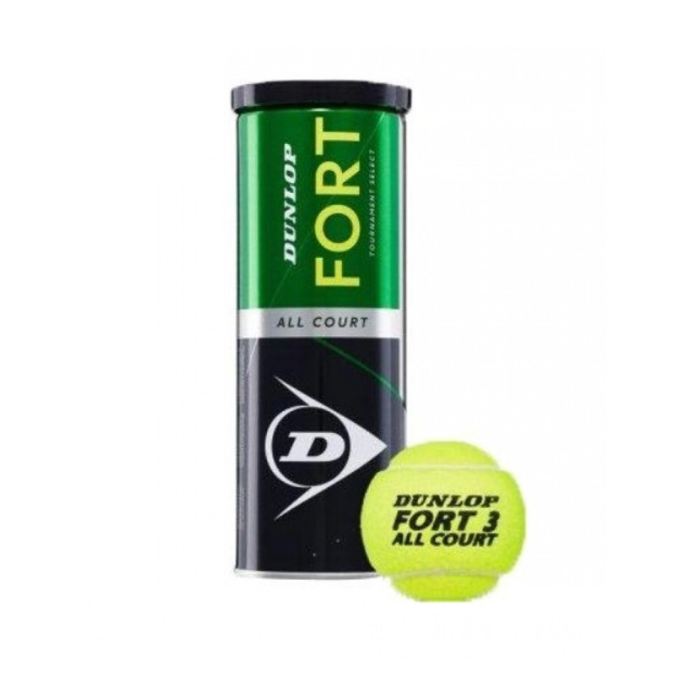 Мячи для тенниса Fort TS 3B Dunlop 601315, 3 шт