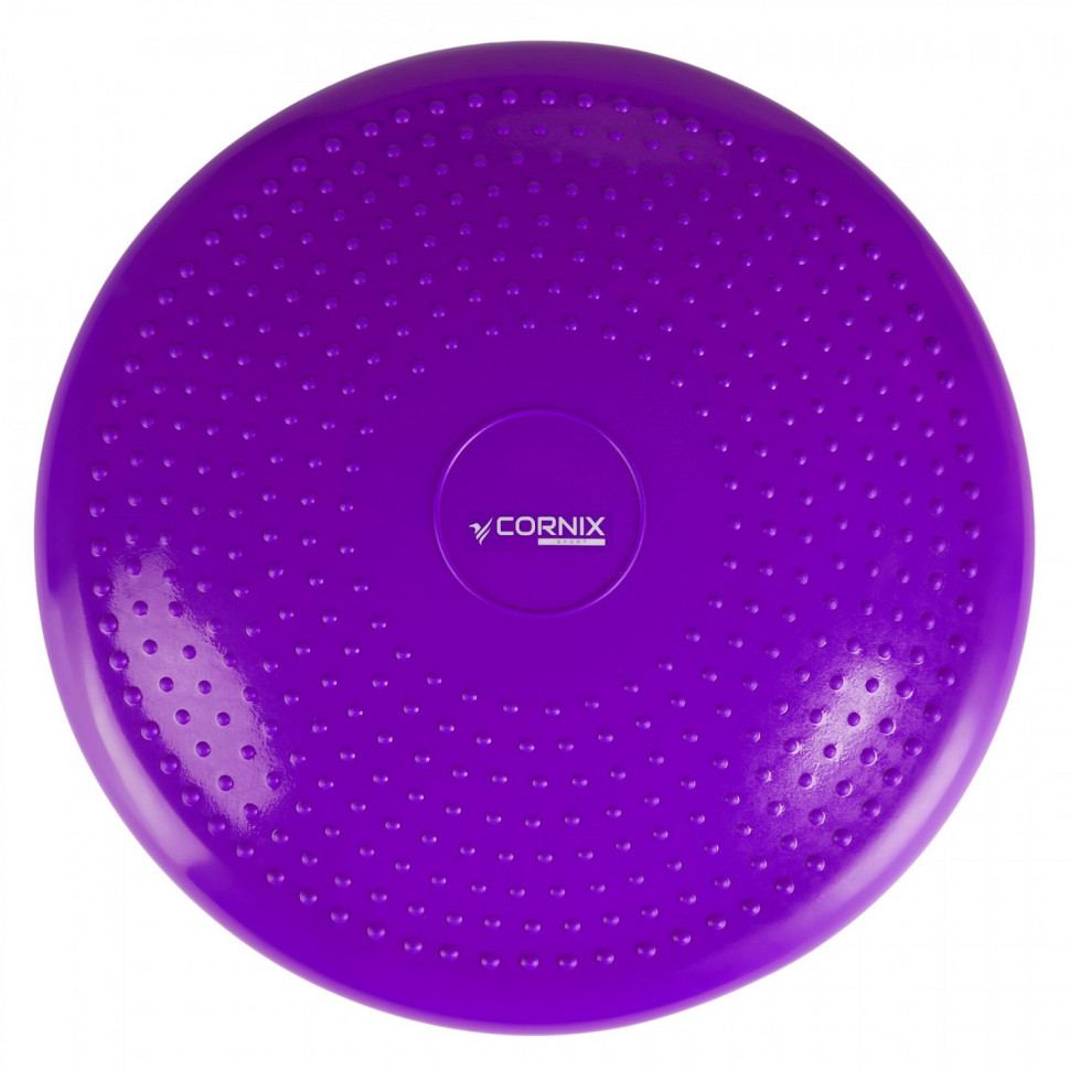 Балансировочная подушка-диск Cornix XR-0056, 33 см (сенсомоторная) массажная, Violet