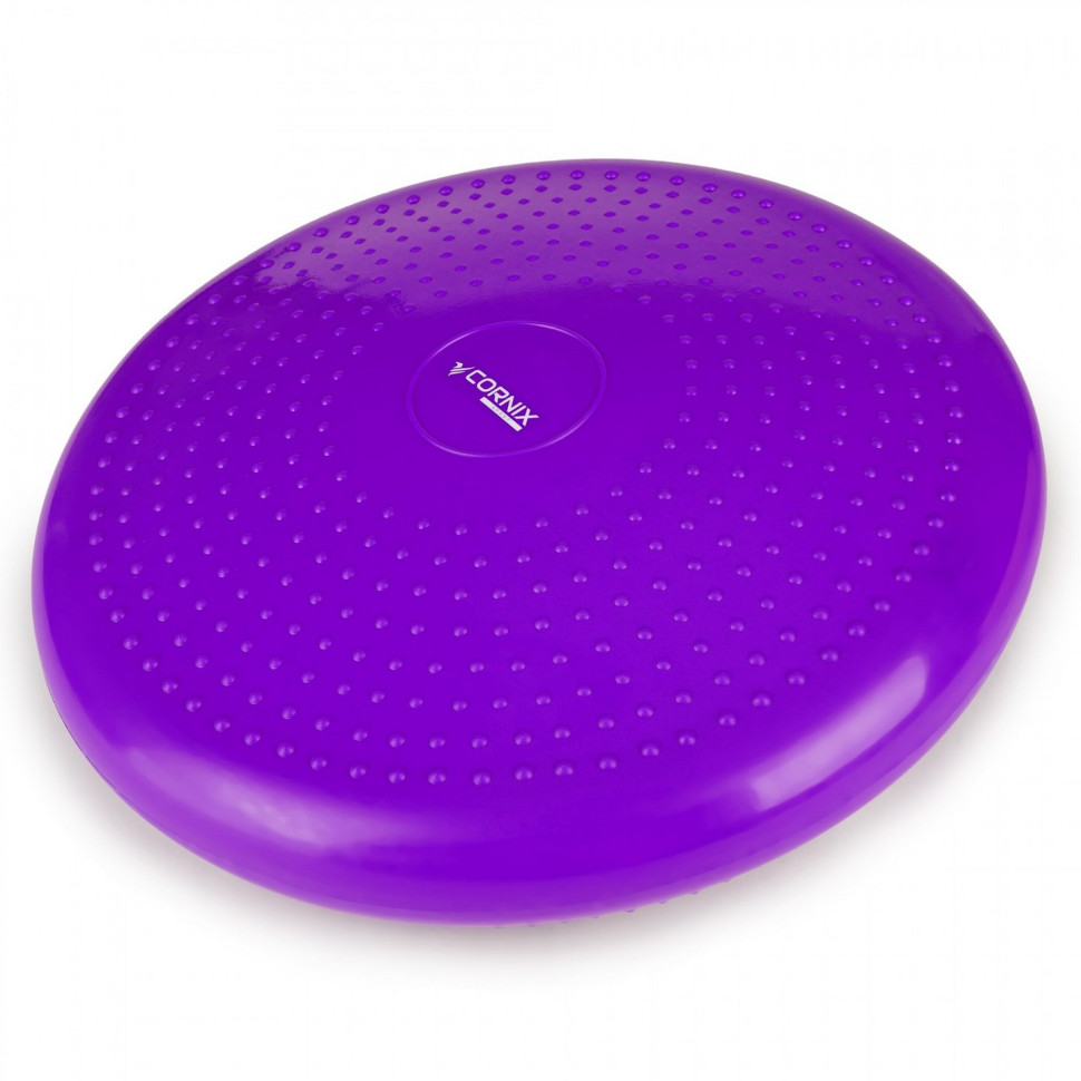 Балансировочная подушка-диск Cornix XR-0056, 33 см (сенсомоторная) массажная, Violet