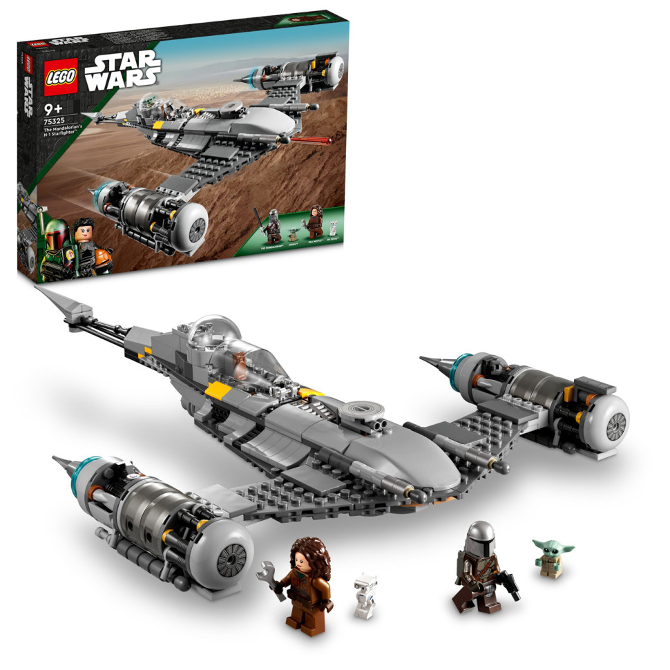 Конструктор LEGO Star Wars™ Мандалорський зоряний винищувач N-1 75325, 412 деталей 