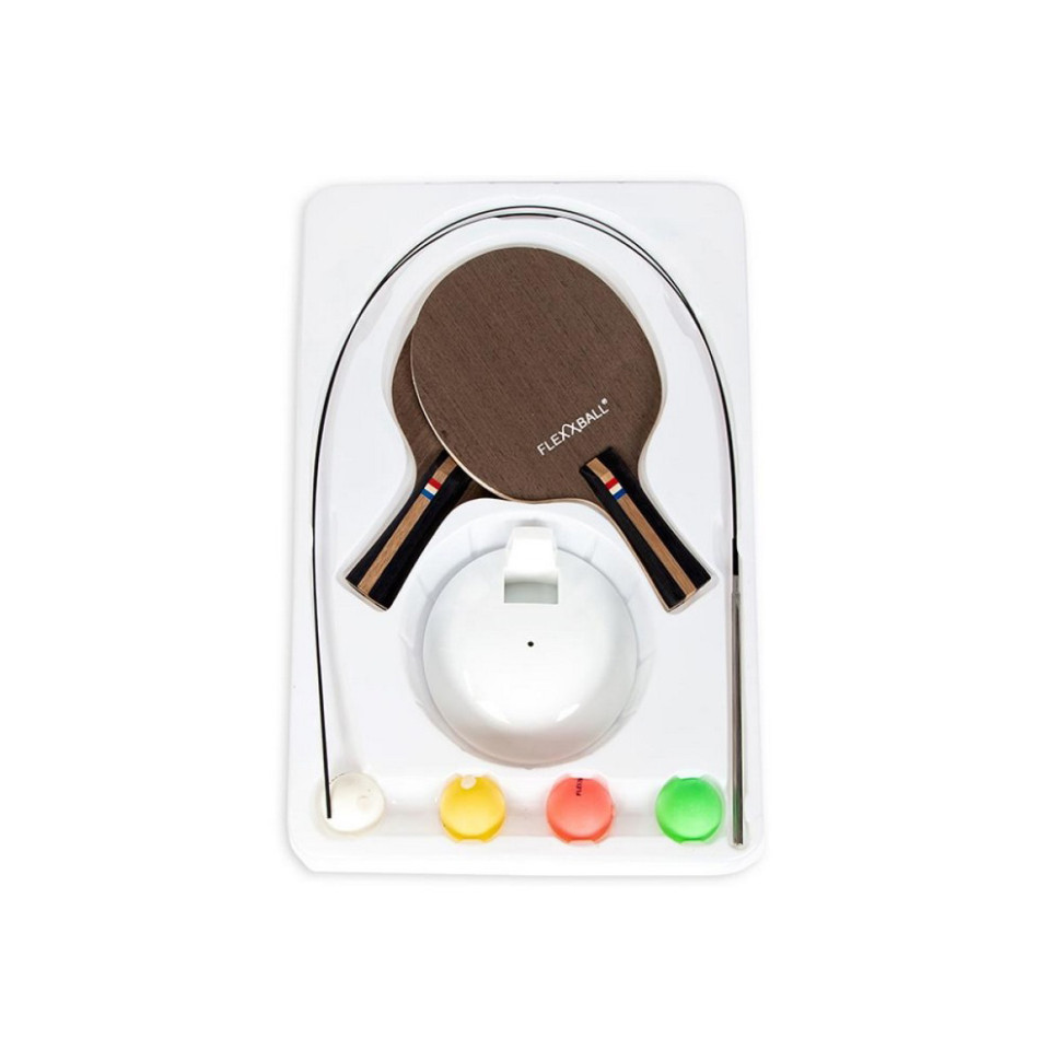 Гра в пінг-понг Flexxball 2548TT, white 2 ракетки 4 м'ячики, стійка