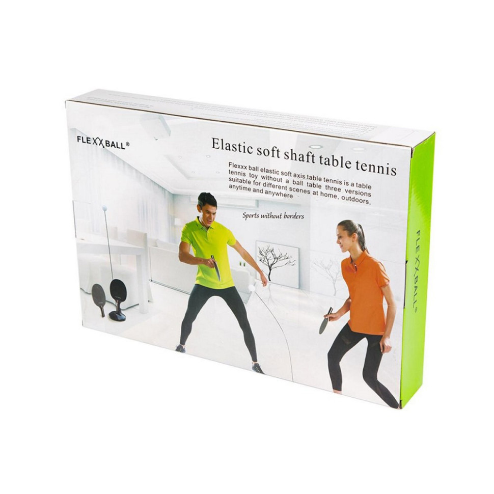 Гра в пінг-понг Flexxball 2548TT, white 2 ракетки 4 м'ячики, стійка