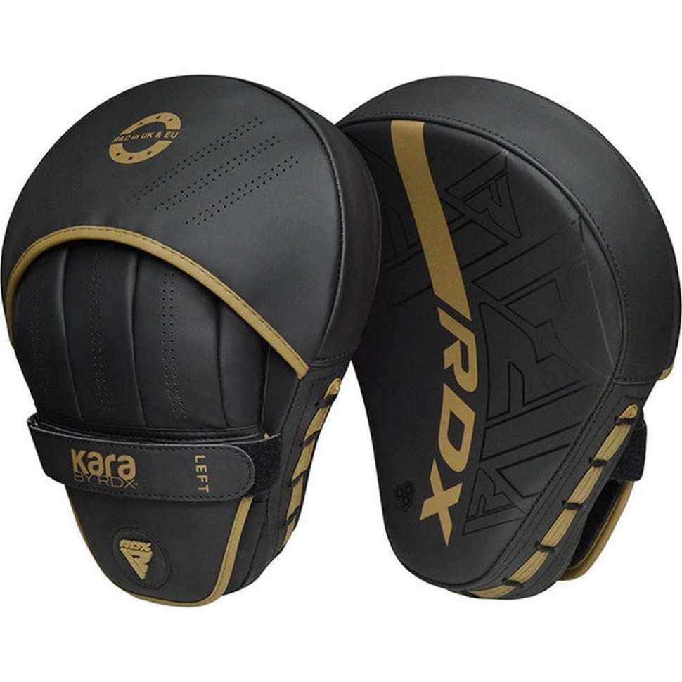 Лапи боксерські F6 KARA Matte RDX Inc Limited FPR-F6MGL, Golden