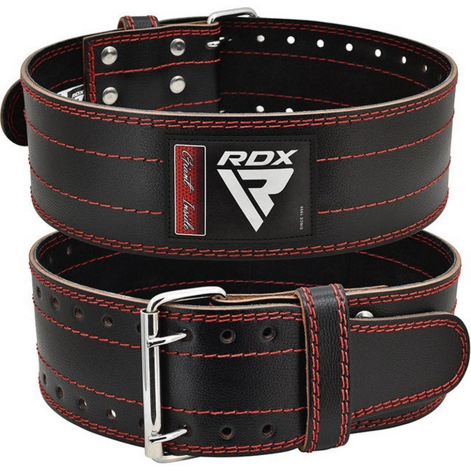Пояс для пауерліфтингу RD1 RDX Inc Limited WPB-RD1R-XL, шкіряний, Red, XL