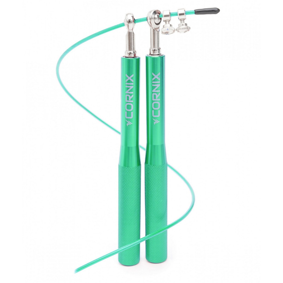 Скакалка скоростная для кроссфита Speed Rope Cornix XR-0156 Green