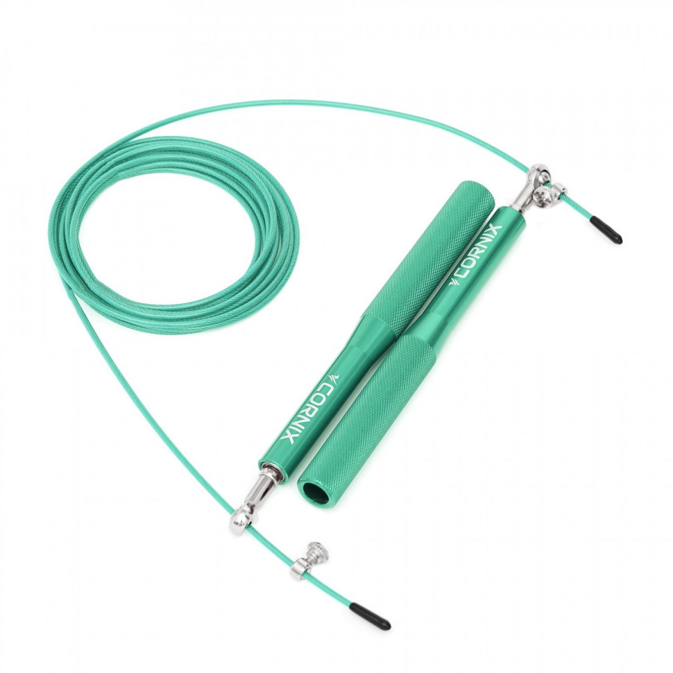 Скакалка скоростная для кроссфита Speed Rope Cornix XR-0156 Green