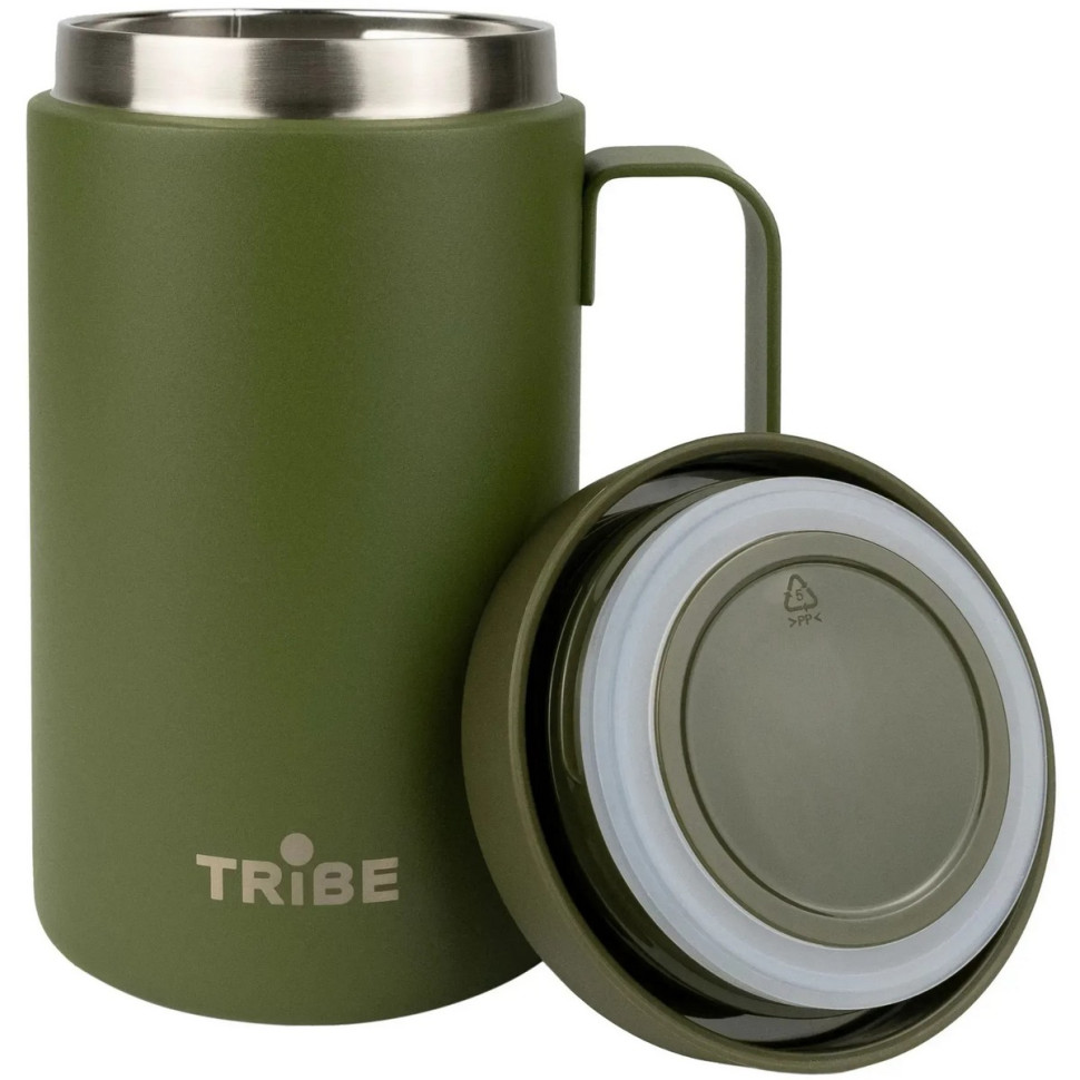 Чашка-термос Adventure Mug Tribe T-FA-0032-olive 450 мл