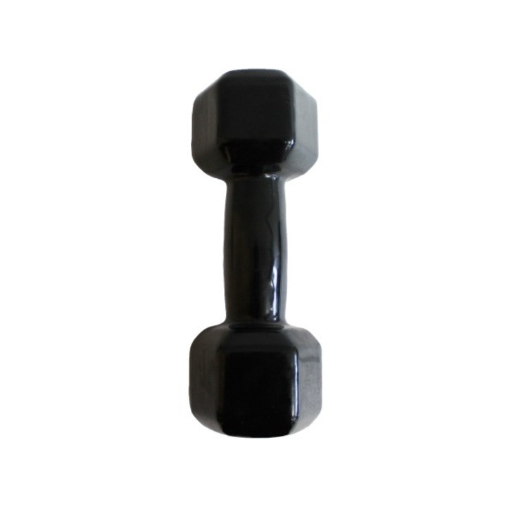 Аеробна вінілова гантель VDD-01 Fitnessport 10176FS, чорний 5 кг