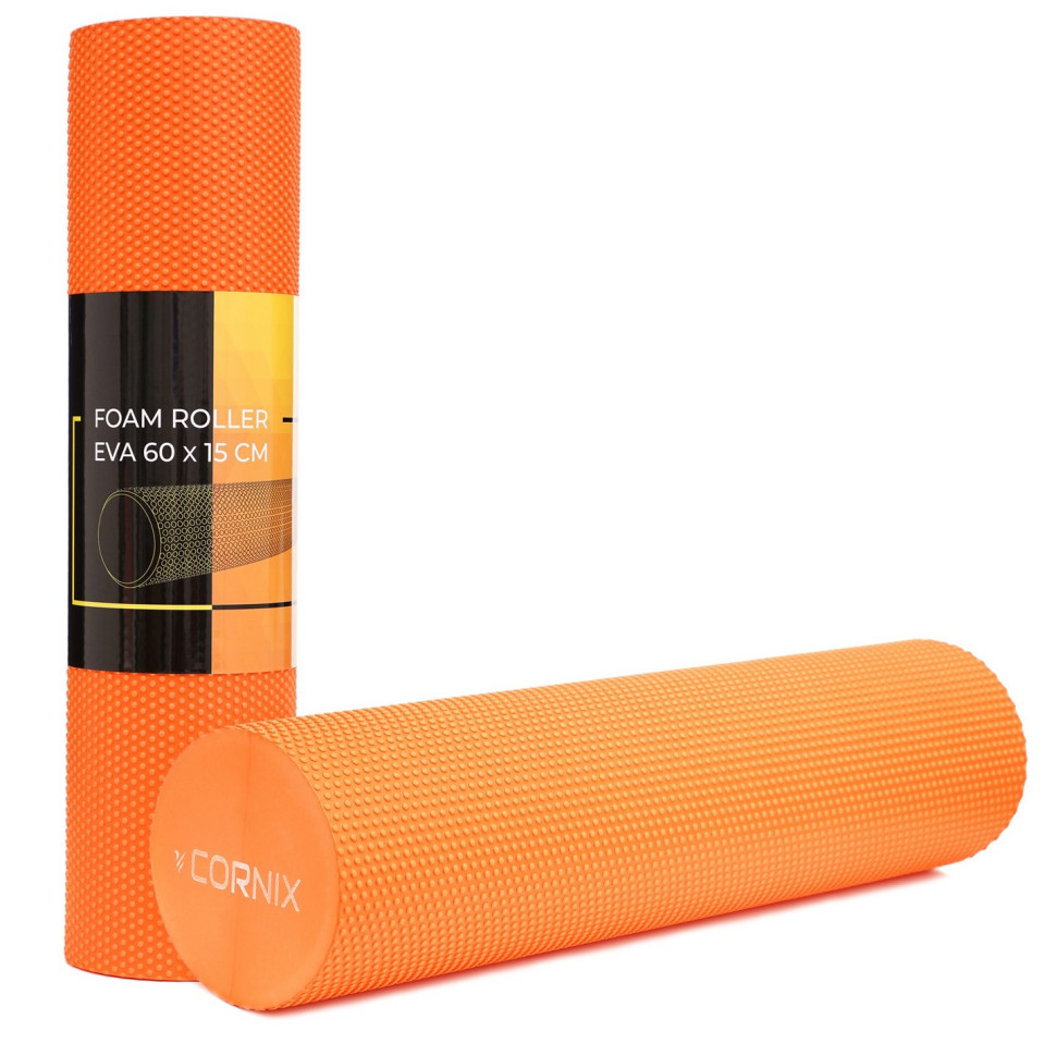 Массажный ролик (валик, роллер) Cornix XR-0307 Orange 60 x 15 см