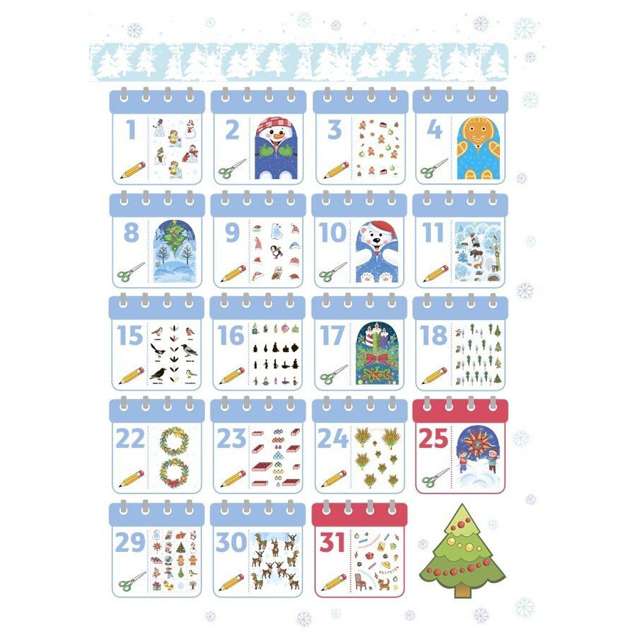 Адвент з поробками та завданнями