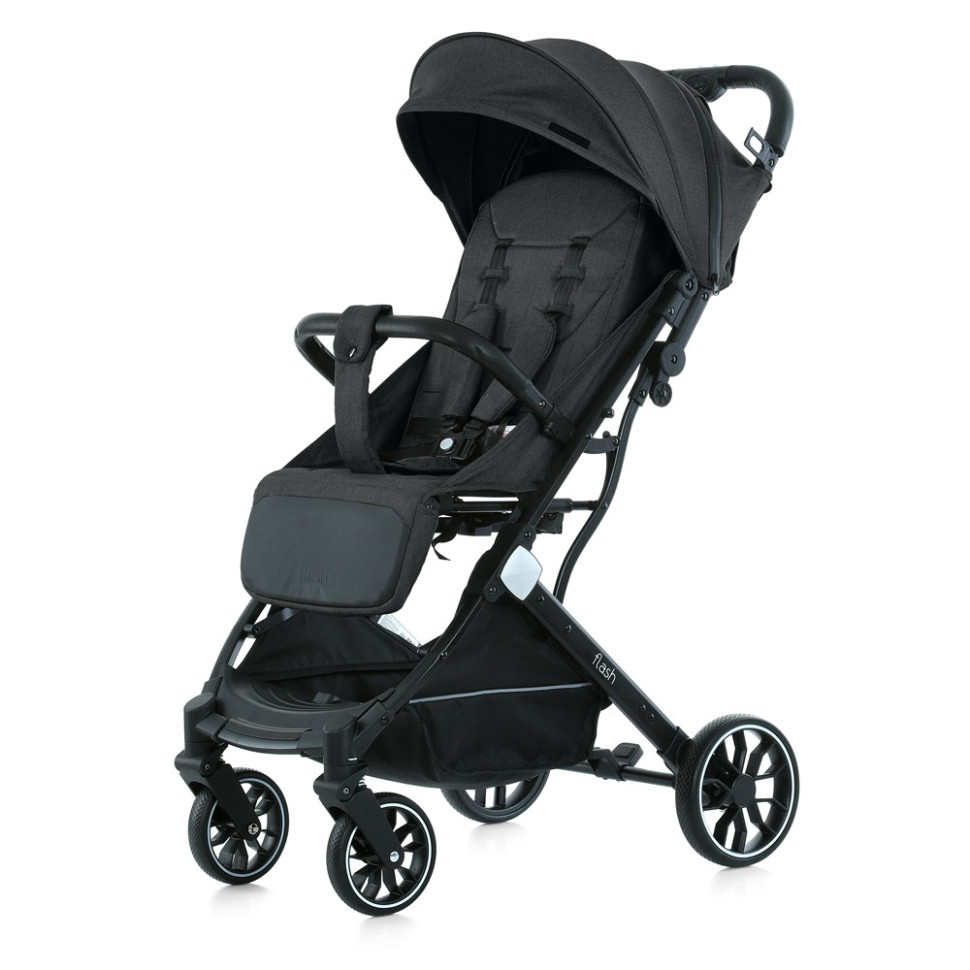 Детская прогулочная коляска FLASH Bambi M 5727-1 Almost Black