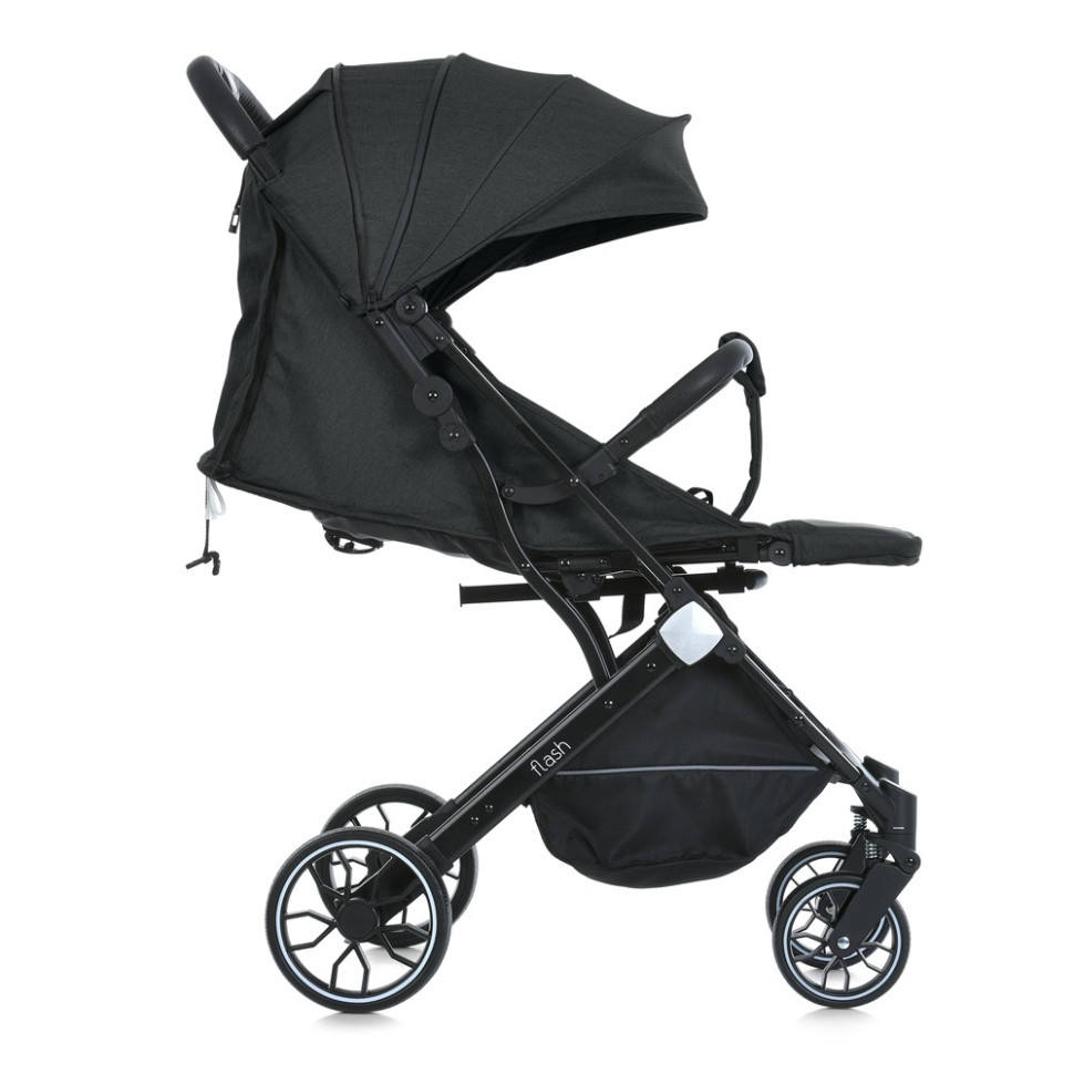 Детская прогулочная коляска FLASH Bambi M 5727-1 Almost Black
