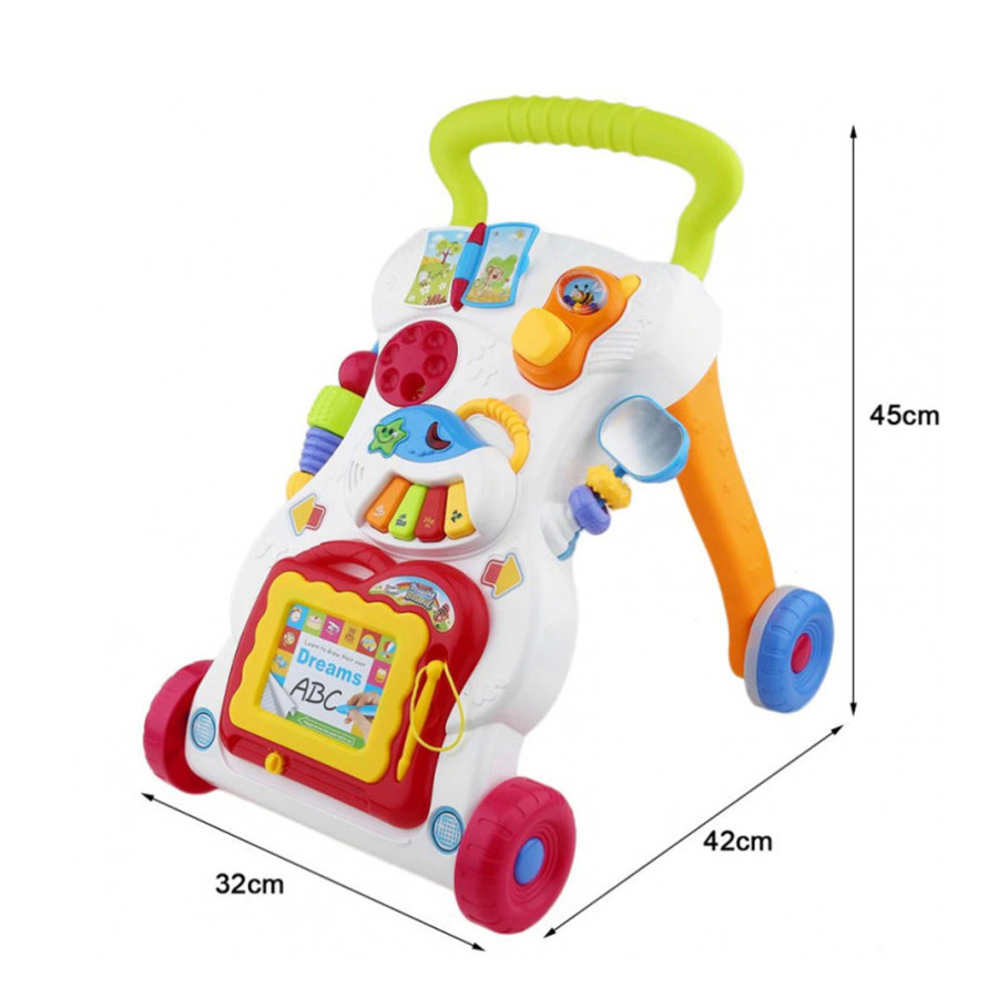 Ходунки-штовхач розвиваючий Baby Mix HS-3238 38645 з музикою