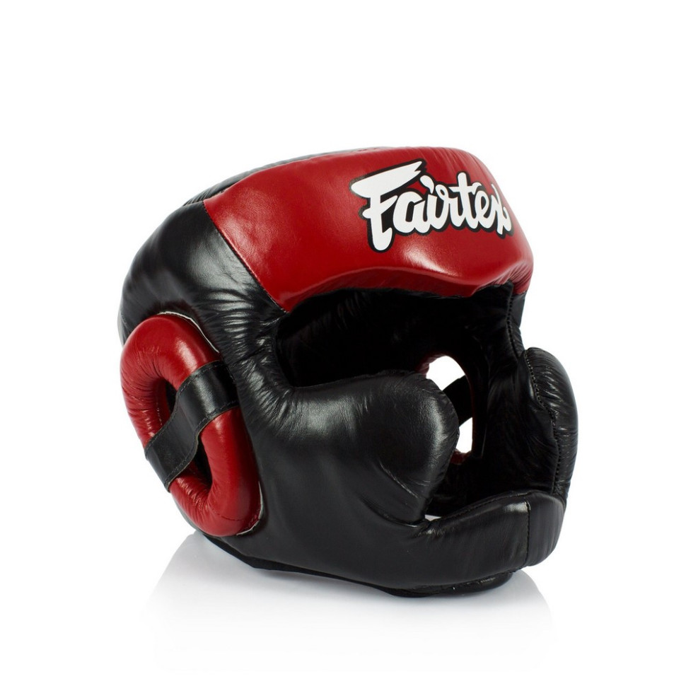 Боксерський шолом HG13 Fairtex HG13_XL_Black/Red, Black/Red, розмір XL